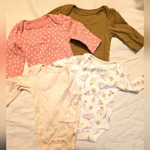 Cloud Island Baby Girl Bodysuits